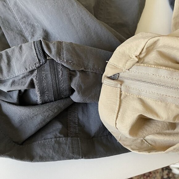 REI Co-op Bundle 2 Convertible Pants Mens XXL x 27” Gray & Tan Hiking Travel - Picture 11 of 12